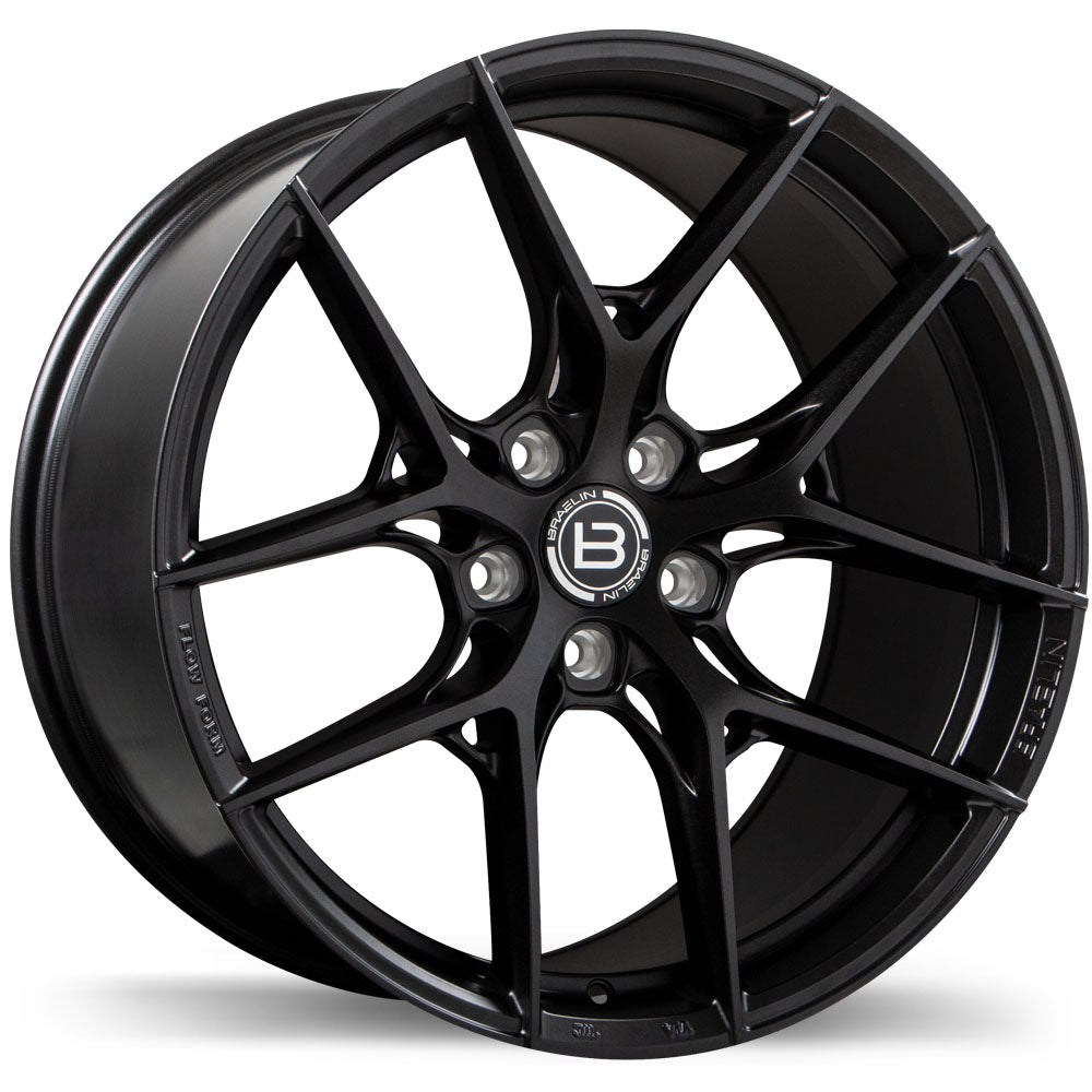 Braelin – BR14 – 20X10.0 – 5x108 – +35 mm – Noir satiné anthracite