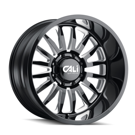Cali Off-Road SUMMIT – 20x12, 8x165.1, -51 – Gloss Black Milled