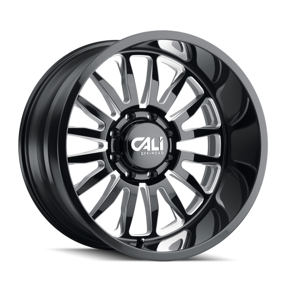 Cali Off-Road SUMMIT – 20x9, 8x180, 0 – Gloss Black Milled