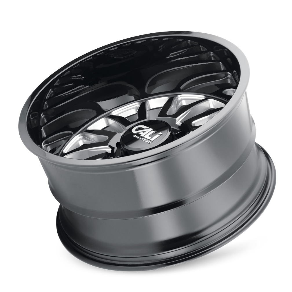 Cali Off-Road SUMMIT – 20x12, 8x165.1, -51 – Gloss Black Milled