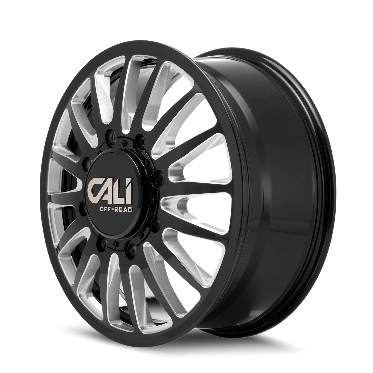 Cali Off-Road SUMMIT DUALLY – 20x8.25, 8x200, +115 – Gloss Black Milled