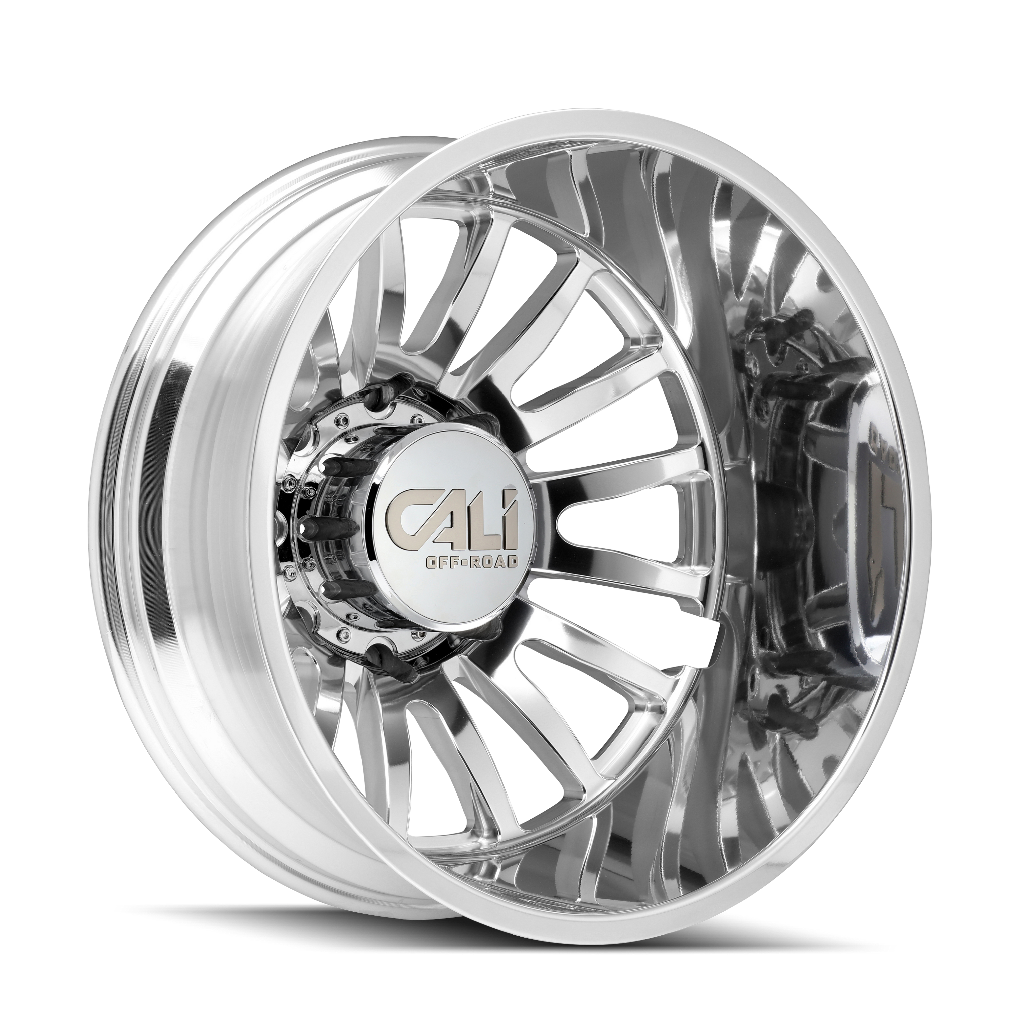 Cali Off-Road SUMMIT DUALLY – 20x8.25, 8x165.1, -192 – Polished
