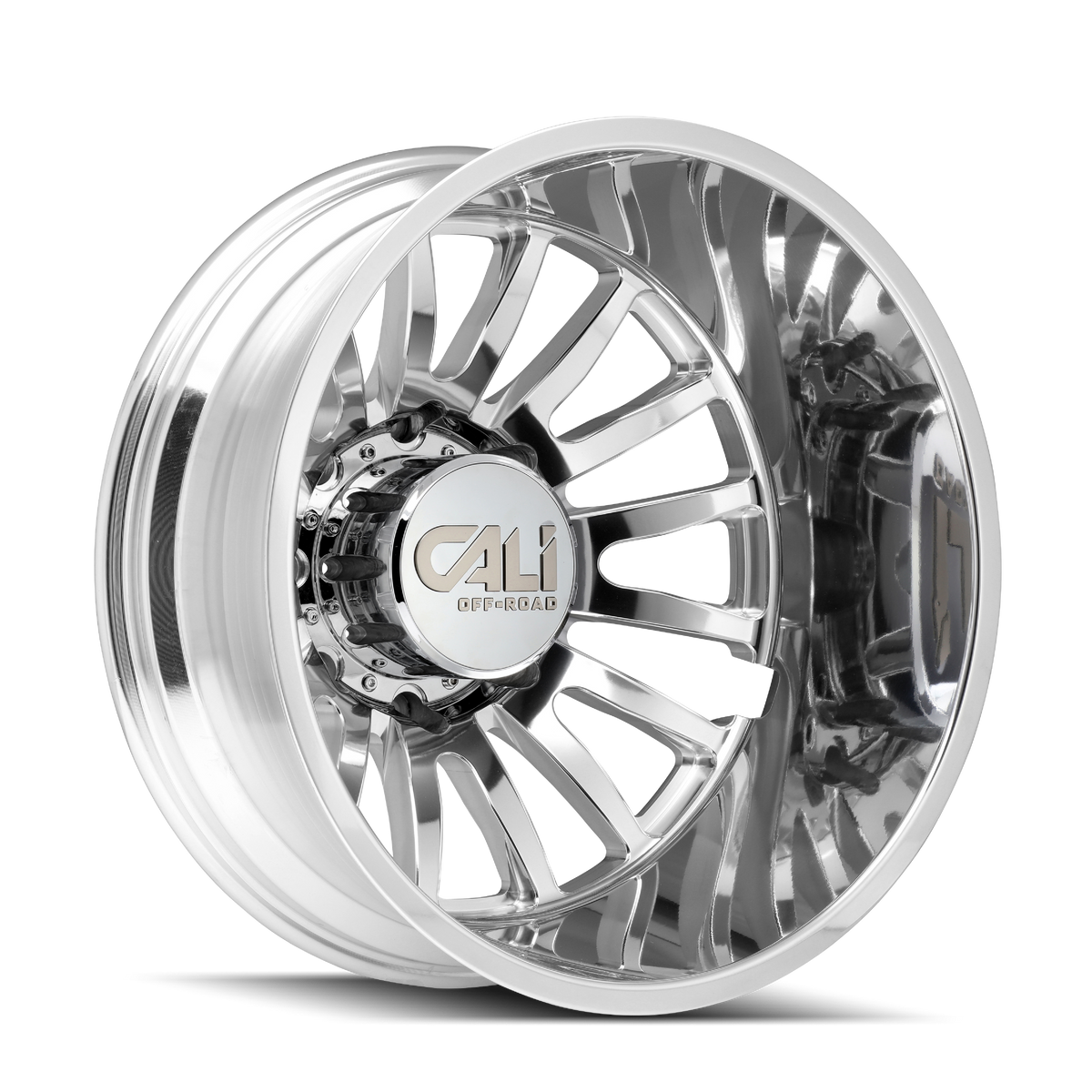 Cali Off-Road SUMMIT DUALLY – 22x8.25, 8x210, -192 – Polished