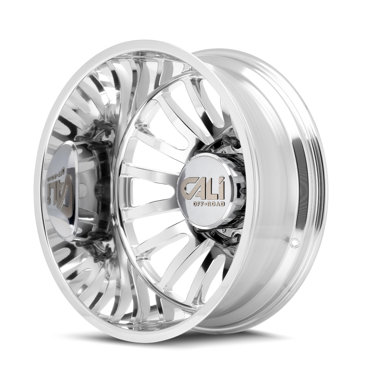 Cali Off-Road SUMMIT DUALLY – 22x8.25, 8x165.1, -192 – Polished