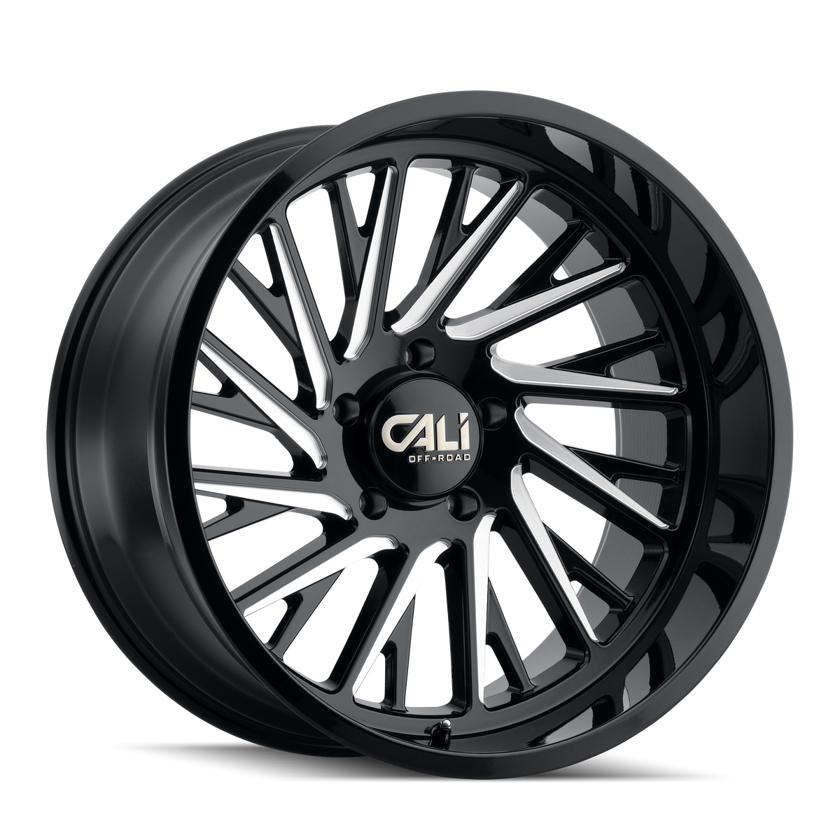 Cali Off-Road PURGE – 20x10, 8x170, -25 – Gloss Black Milled