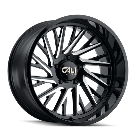 Cali Off-Road PURGE – 20x10, 8x170, -25 – Gloss Black Milled