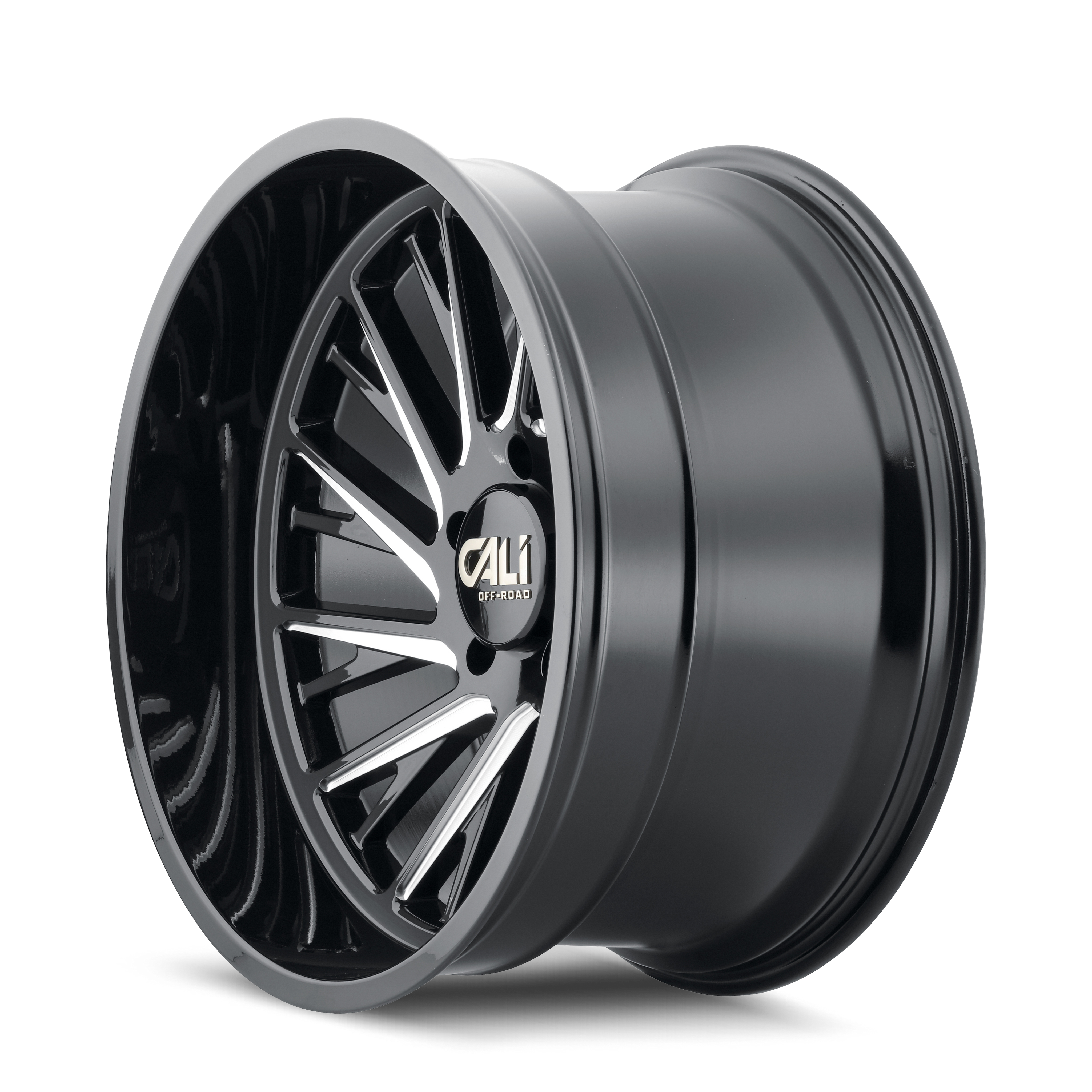 Cali Off-Road PURGE – 22x12, 8x170, -51 – Gloss Black Milled