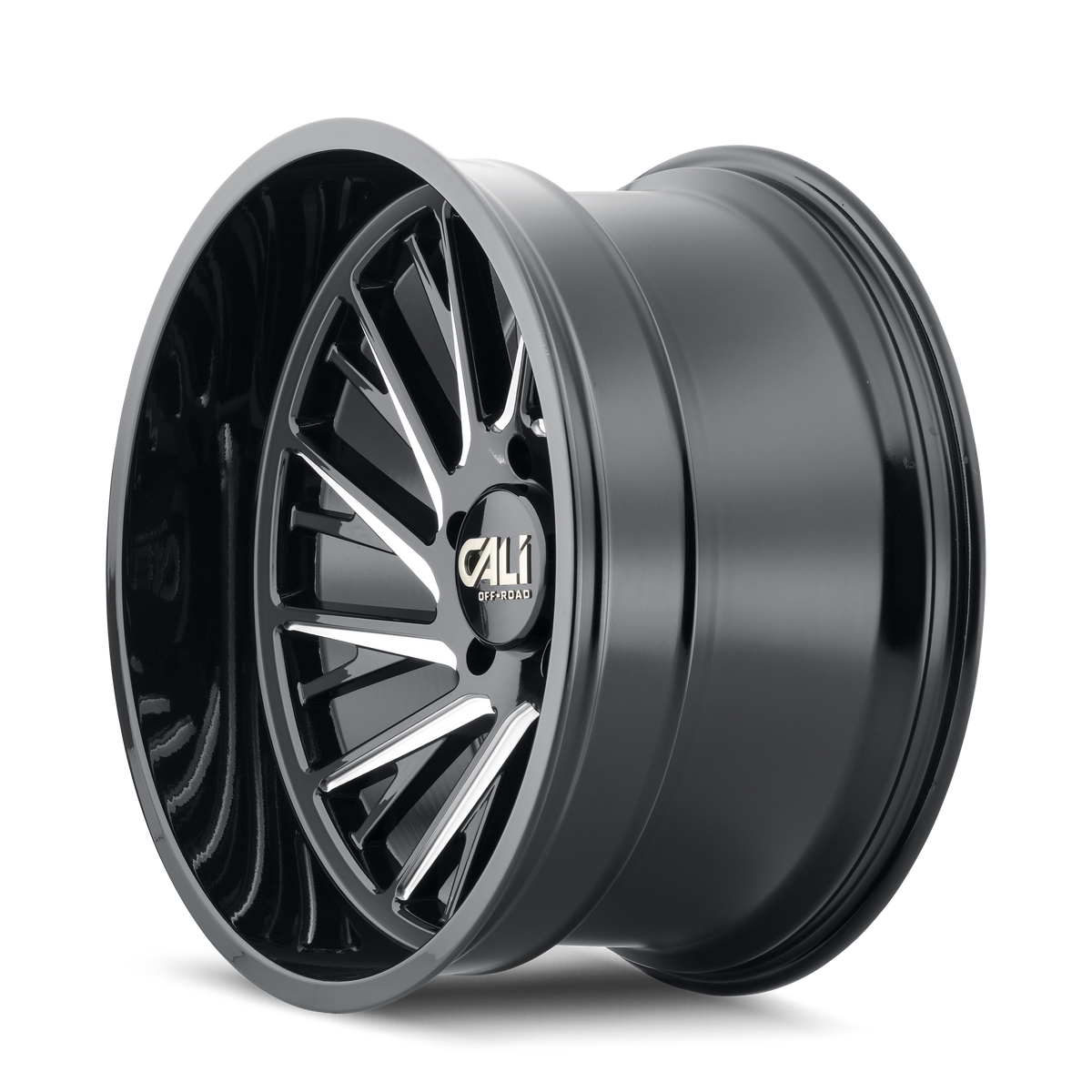 Cali Off-Road PURGE – 20x10, 8x170, -25 – Gloss Black Milled