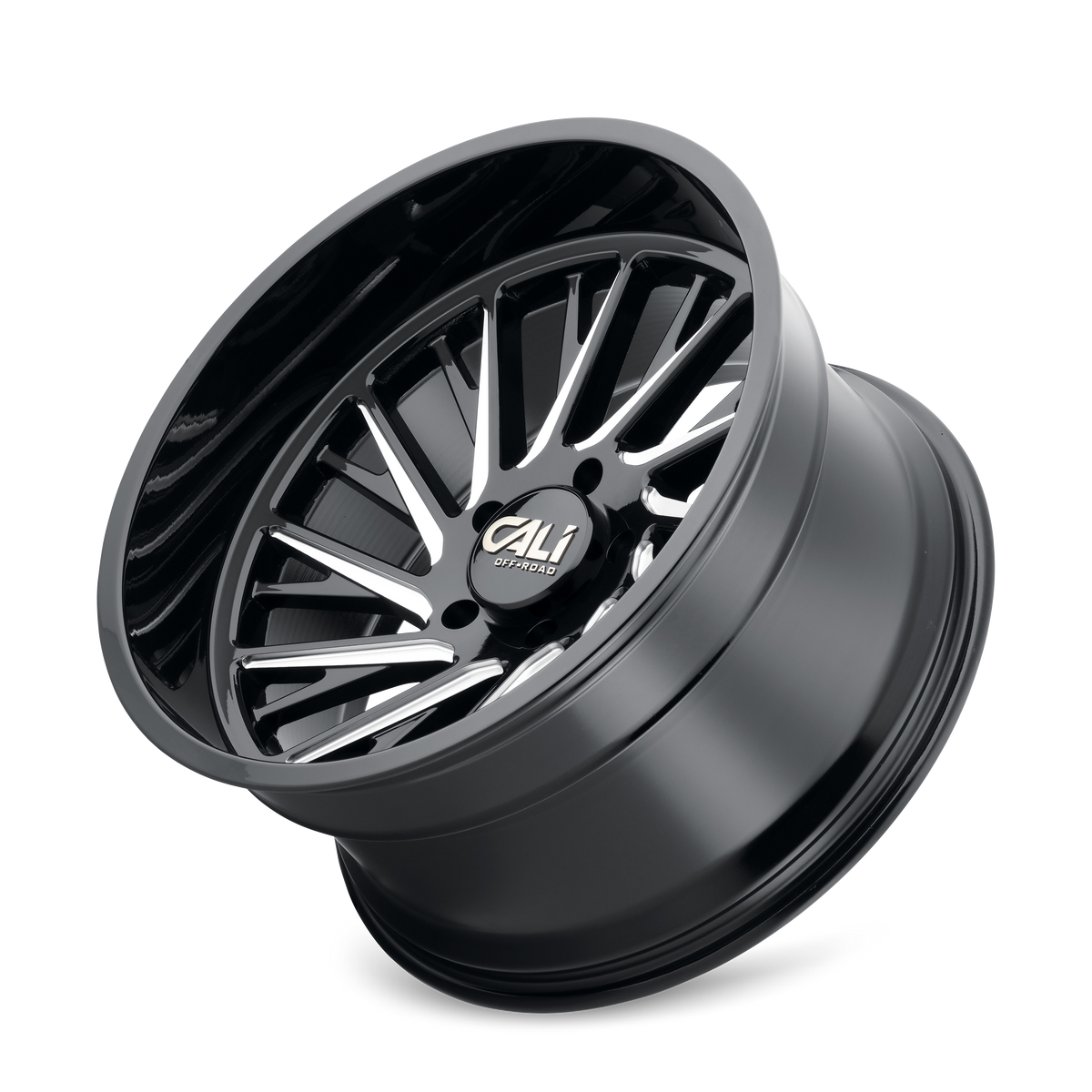 Cali Off-Road PURGE – 20x10, 8x170, -25 – Gloss Black Milled