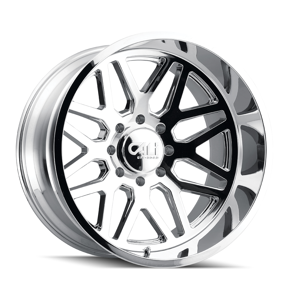 Cali Off-Road INVADER – 20x10, 6x139.7, -25 – Chrome
