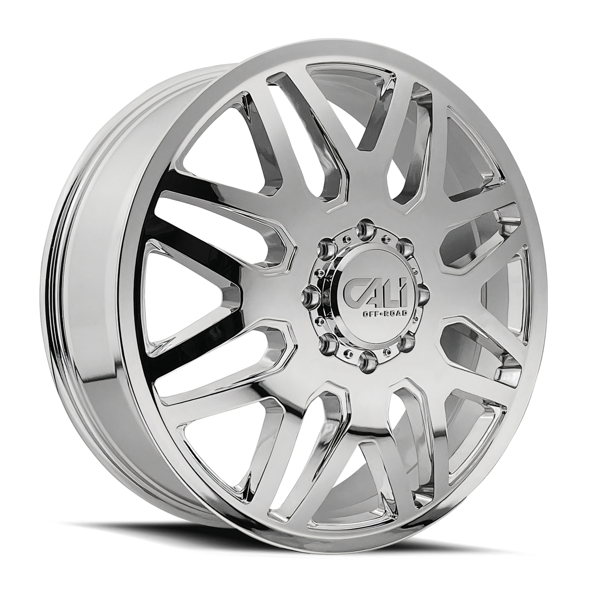 Cali Off-Road INVADER DUALLY – 22x8.25, 8x200, +115 – Chrome
