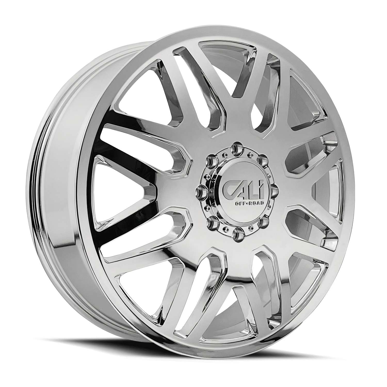 Cali Off-Road INVADER DUALLY – 22x8.25, 8x200, +115 – Chrome