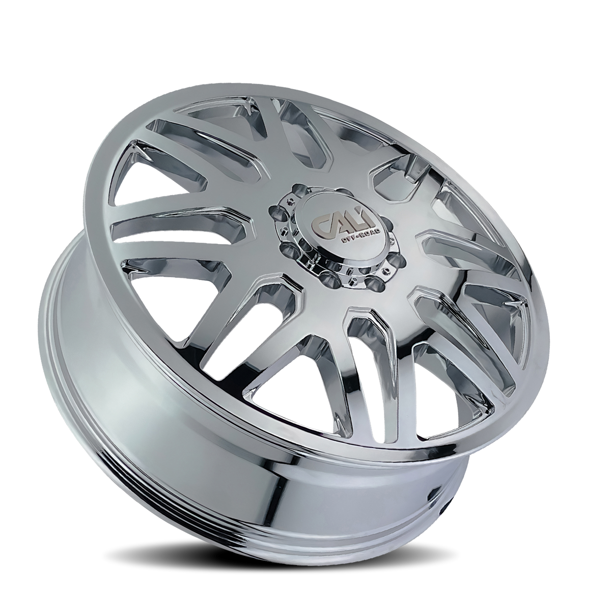 Cali Off-Road INVADER DUALLY – 22x8.25, 8x200, +115 – Chrome