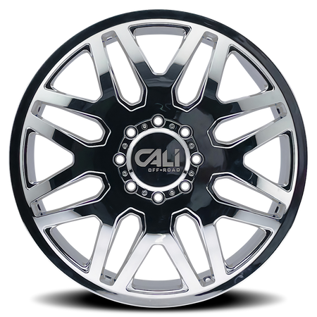 Cali Off-Road INVADER DUALLY – 22x8.25, 8x200, +115 – Chrome
