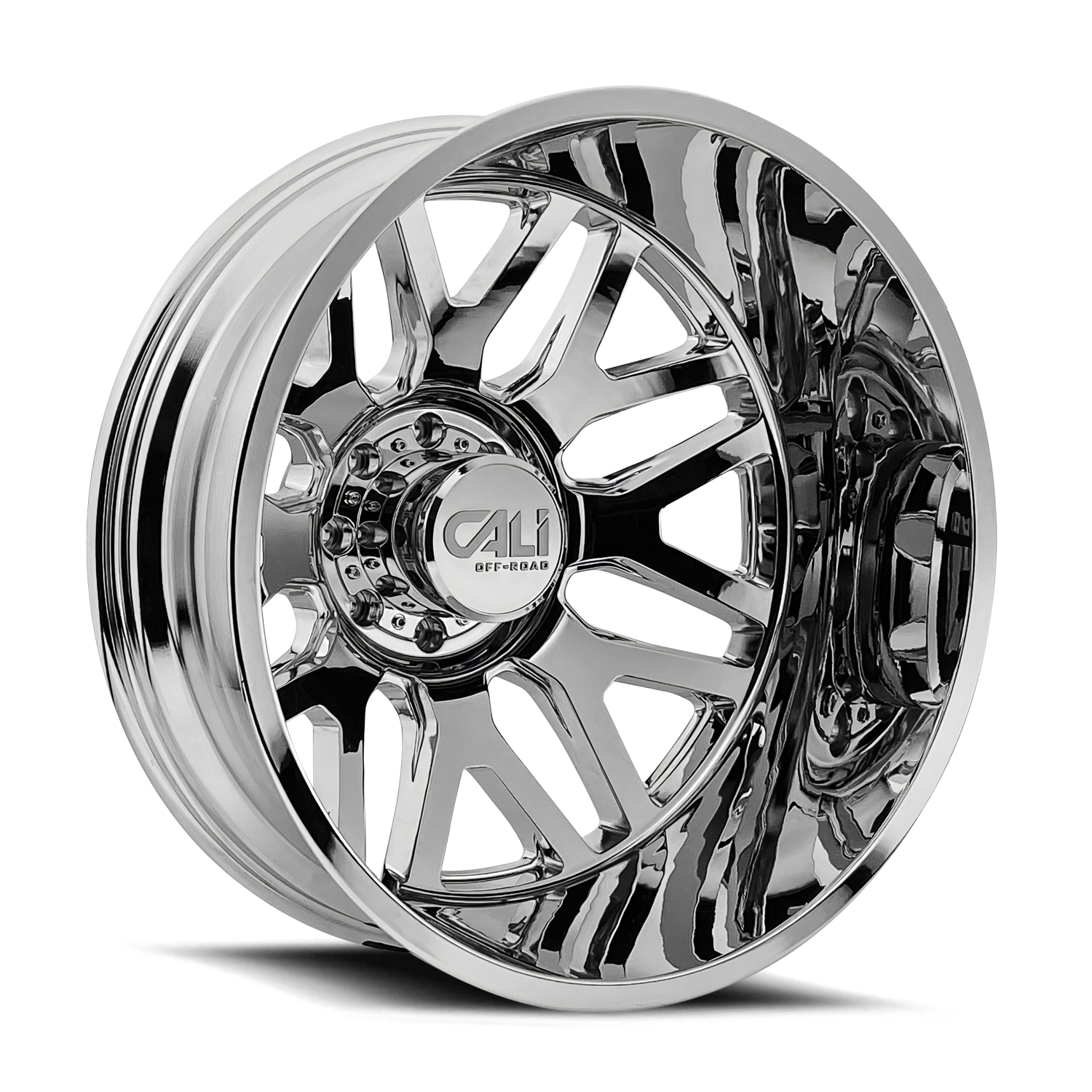 Cali Off-Road INVADER DUALLY – 22x8.25, 8x200, +115 – Chrome