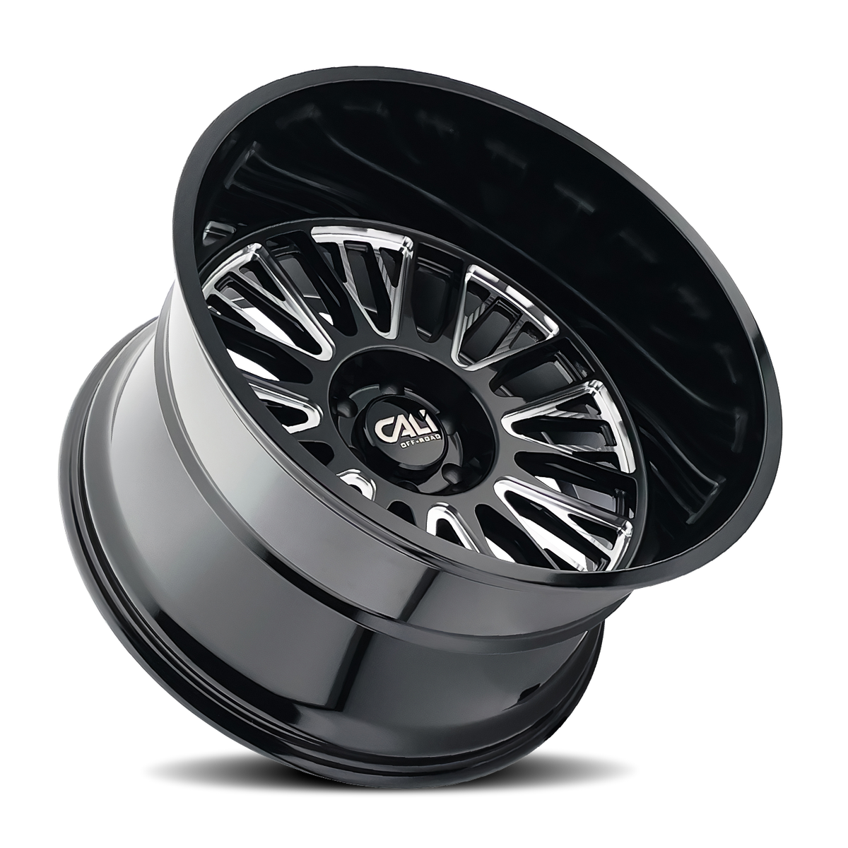 Cali Off-Road VERTEX – 20x10, 6x135, -25 – Gloss Black Milled