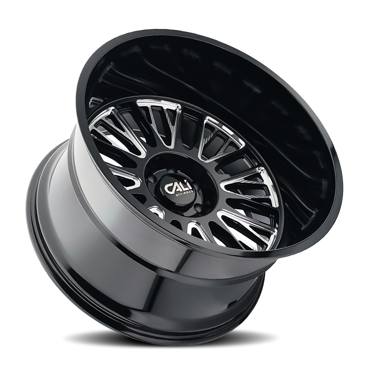 Cali Off-Road VERTEX – 20x10, 6x139.7, -25 – Gloss Black Milled