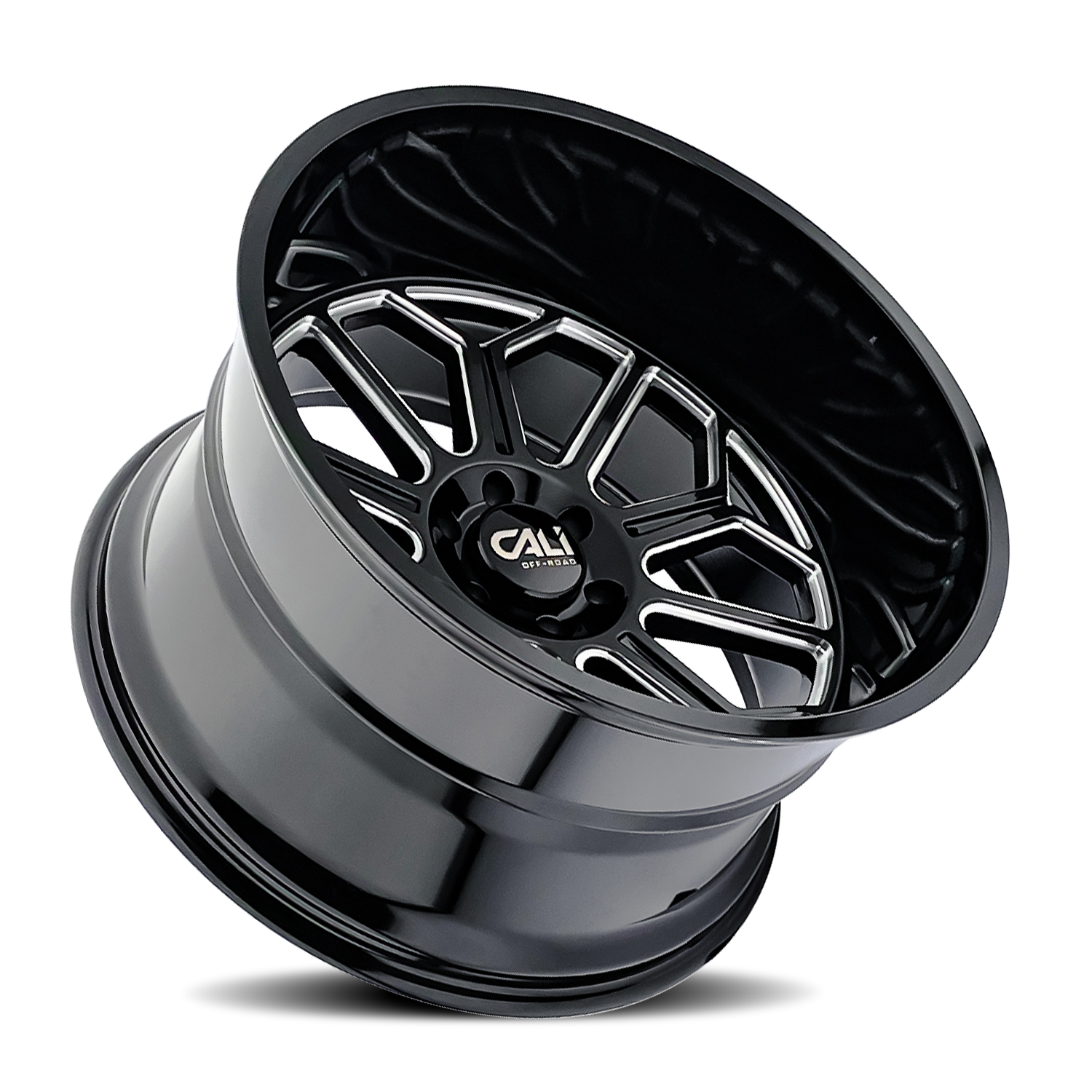 Cali Off-Road AUBURN – 20x10, 6x139.7, -25 – Gloss Black Milled