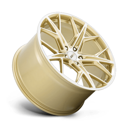 Cray HAMMERHEAD – 21X9 – 5X120 – 38 mm – GLOSS GOLD W/ MIRROR CUT FACE