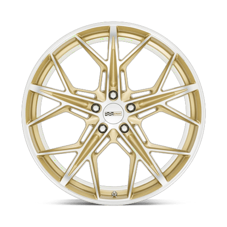 Cray HAMMERHEAD – 21X9 – 5X120 – 38 mm – GLOSS GOLD W/ MIRROR CUT FACE
