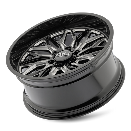 Cali Off-Road CRUSHER – 22x10, 6x139.7, -19 – Gloss Black Milled