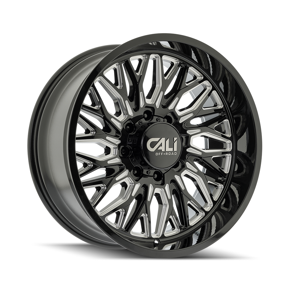 Cali Off-Road CRUSHER – 22x10, 8x170, -19 – Gloss Black Milled