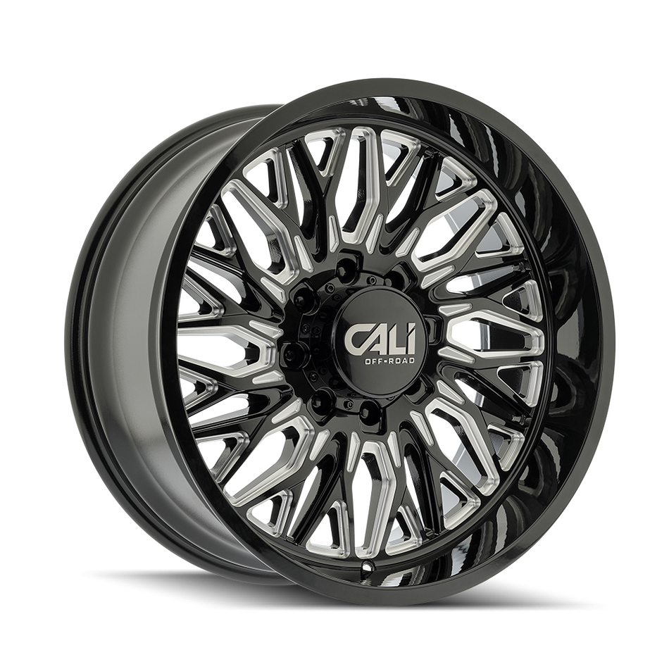 Cali Off-Road CRUSHER – 22x10, 8x170, -19 – Gloss Black Milled