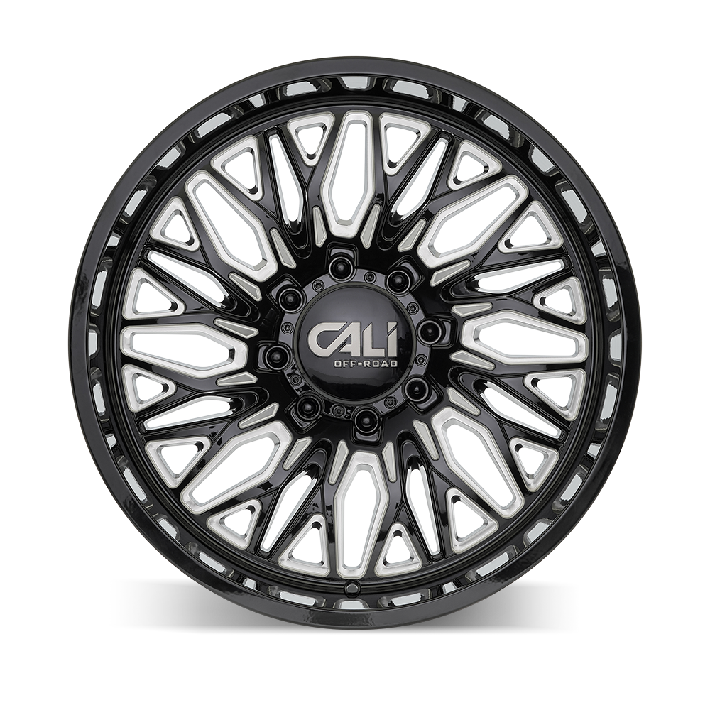 Cali Off-Road CRUSHER – 22x10, 8x170, -19 – Gloss Black Milled