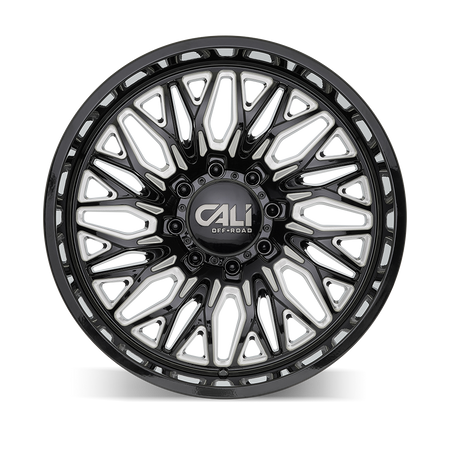 Cali Off-Road CRUSHER – 22x10, 8x170, -19 – Gloss Black Milled