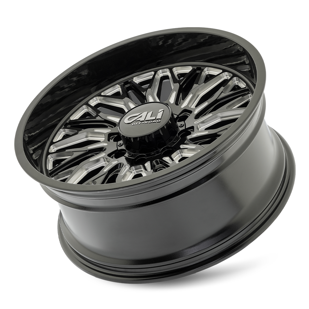 Cali Off-Road CRUSHER – 22x10, 8x170, -19 – Gloss Black Milled