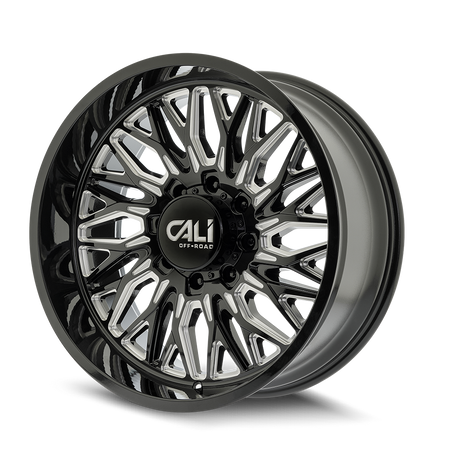 Cali Off-Road CRUSHER – 22x10, 8x170, -19 – Gloss Black Milled