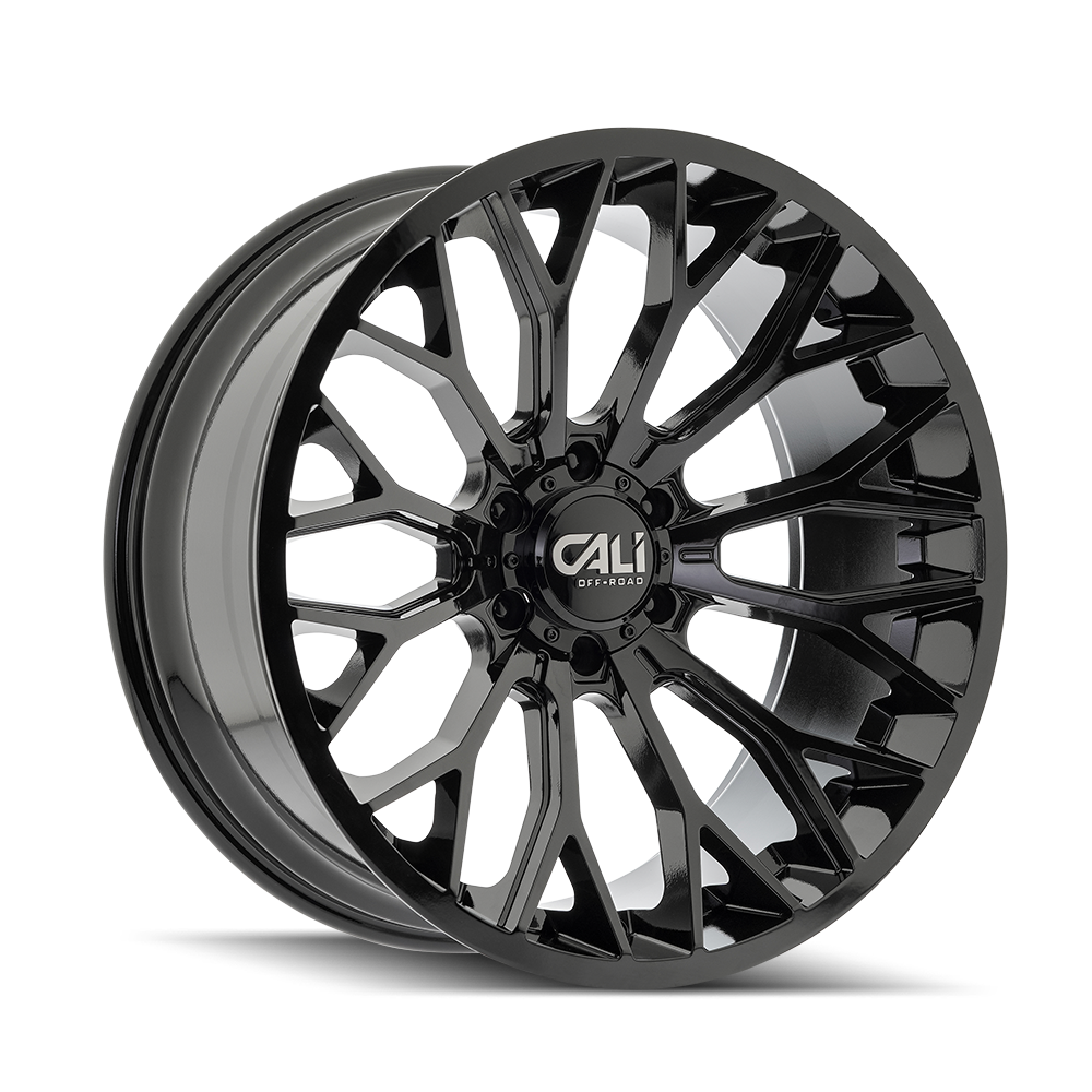 Cali Off-Road EVOKE – 20x10, 6x139.7, -19 – Gloss Black