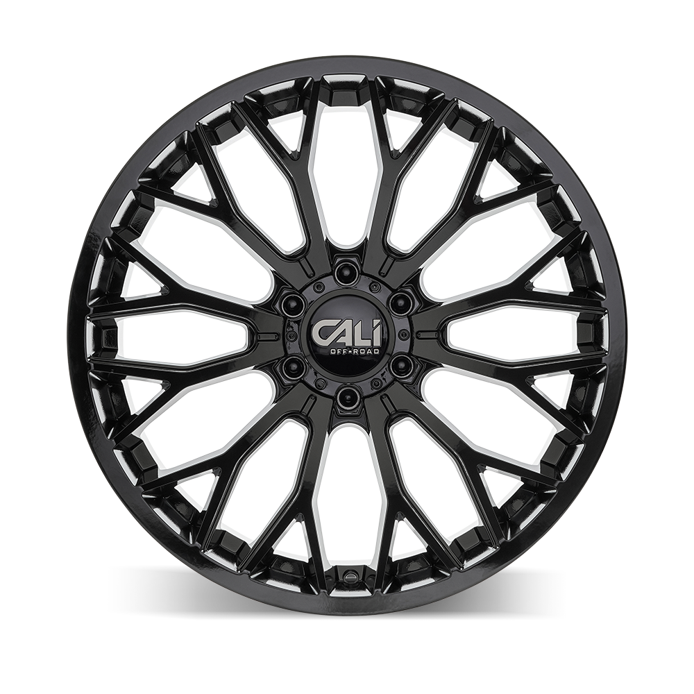 Cali Off-Road EVOKE – 20x10, 6x139.7, -19 – Gloss Black