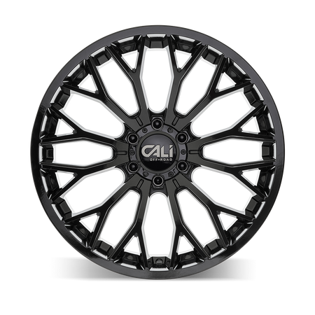 Cali Off-Road EVOKE – 22x10, 6x139.7, -19 – Gloss Black