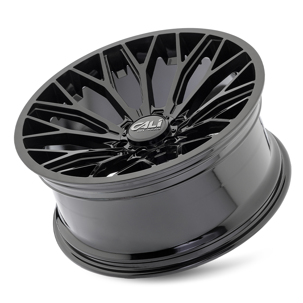 Cali Off-Road EVOKE – 20x10, 6x139.7, -19 – Gloss Black