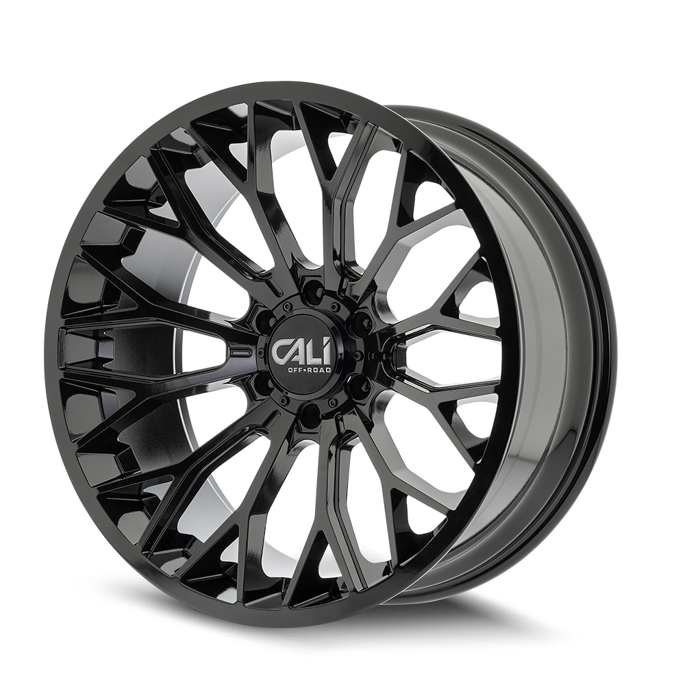 Cali Off-Road EVOKE – 20x10, 6x139.7, -19 – Gloss Black