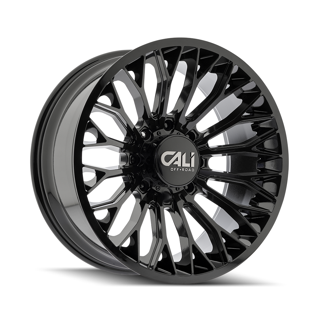 Cali Off-Road EVOKE – 22x10, 8x180, -19 – Gloss Black