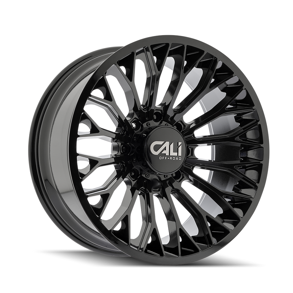Cali Off-Road EVOKE – 22x10, 8x180, -19 – Gloss Black