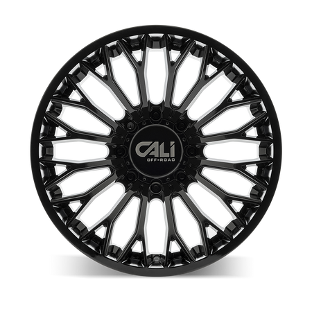 Cali Off-Road EVOKE – 20x10, 8x165.1, -19 – Gloss Black