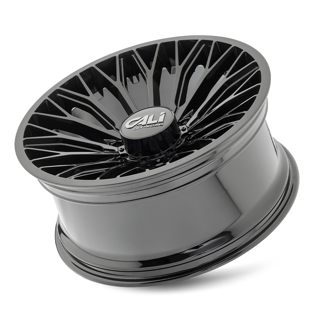 Cali Off-Road EVOKE – 22x10, 8x180, -19 – Gloss Black