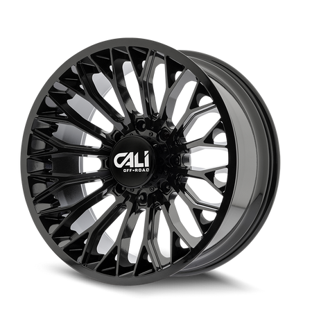 Cali Off-Road EVOKE – 20x10, 8x180, -19 – Gloss Black