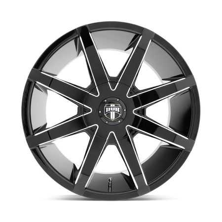 DUB 1PC S109 PUSH – 20X8.5 – 6X132 – 30 mm – GLOSS BLACK MILLED