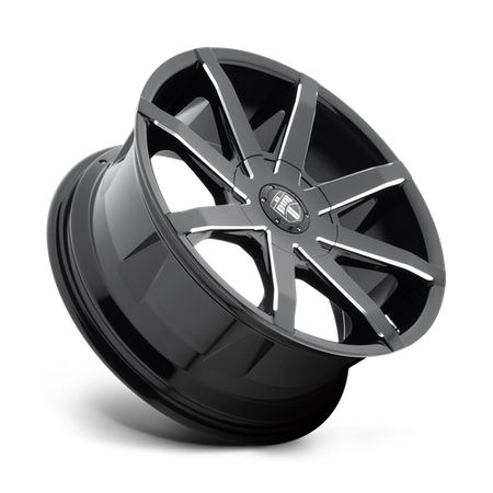 DUB 1PC S109 PUSH – 20X8.5 – 5X114.3/5X120 – 35 mm – GLOSS BLACK MILLED