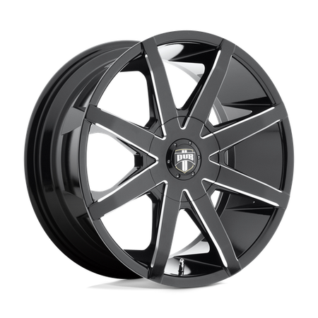 DUB 1PC S109 PUSH – 20X8.5 – 6X132 – 30 mm – GLOSS BLACK MILLED