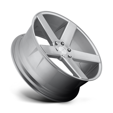 DUB 1PC S218 BALLER – 22X9.5 – 6X135 – 30 mm – GLOSS SILVER BRUSHED