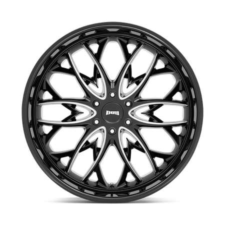 DUB 1PC S263 OG – 24X10 – 6X135 – 30 mm – GLOSS BLACK MILLED