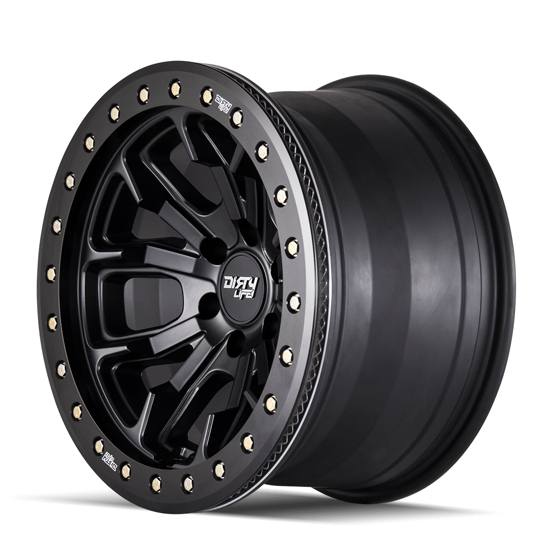 Dirty Life DT-1 – 17x9, 5x127, -12 – Satin Black