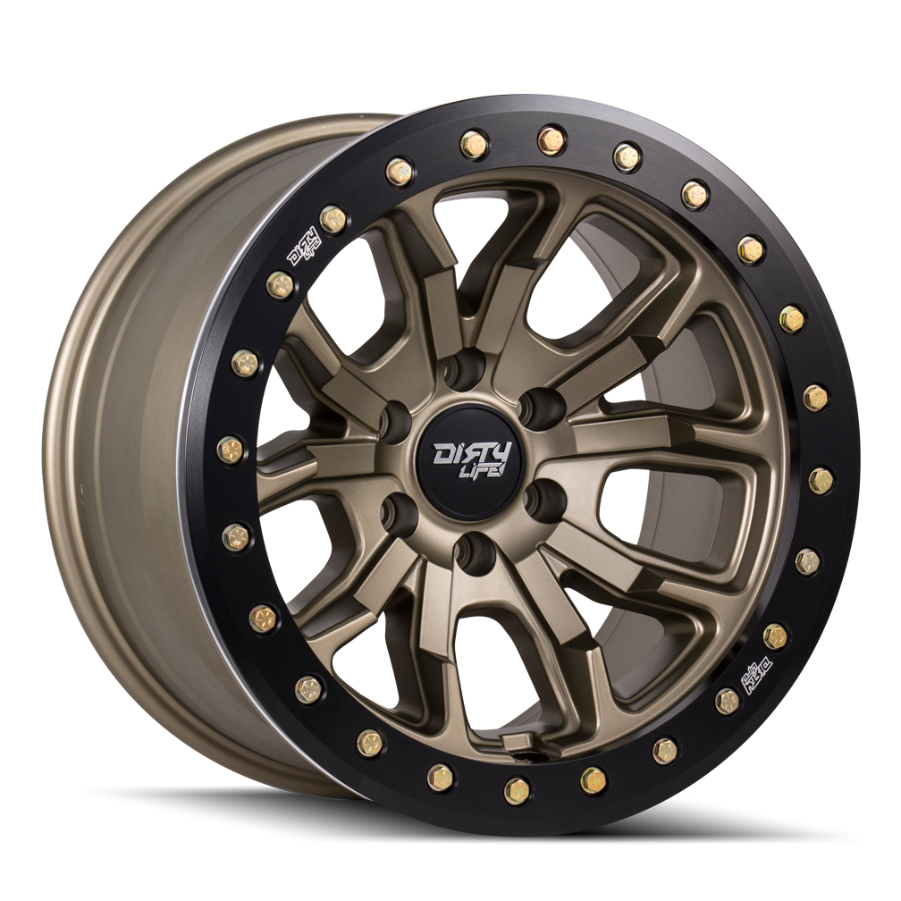 Dirty Life DT-1 – 17x9, 6x139.7, -12 – Satin Bronze