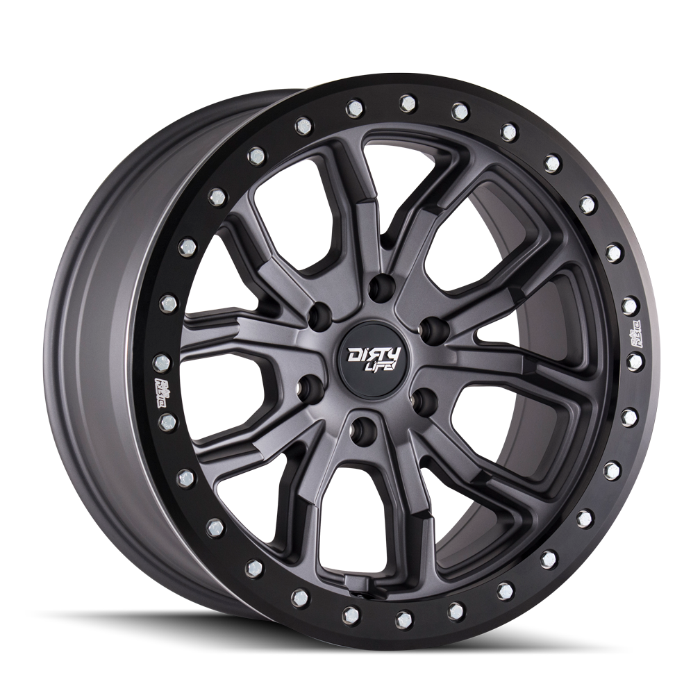 Dirty Life DT-1 – 17x9, 6x139.7, -12 – Satin Gunmetal