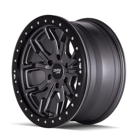 Dirty Life DT-1 – 17x9, 5x127, -38 – Satin Gunmetal
